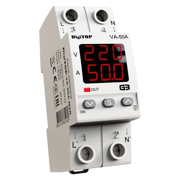 Реле напруги DigiTop VА-50A M2R