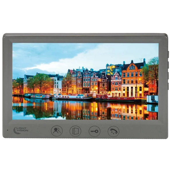 Відеодомофон Light Vision AMSTERDAM FHD GRAY