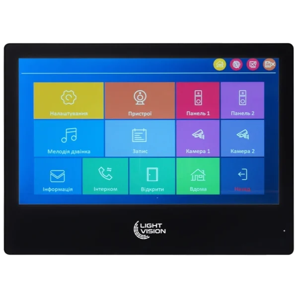 Відеодомофон Light Vision SINGAPORE WiFi FHD BLACK (AI) 10"