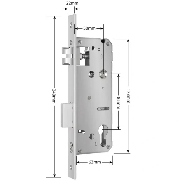 Врізна частина SEVEN LOCK 5085