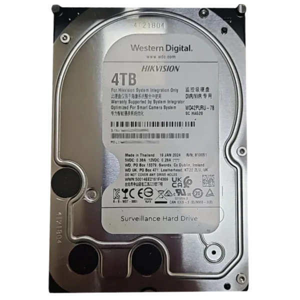 Жорсткий диск внутрішній Western Digital WD42PURU-78 4Тб