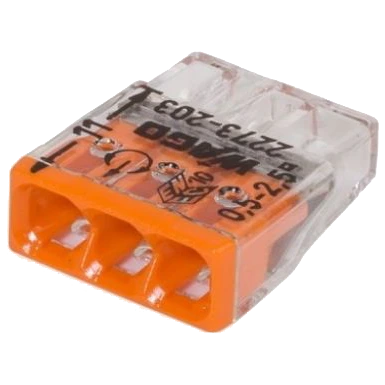 Клема Wago 2273-203 3-пров 2,5мм2 (без пасты)