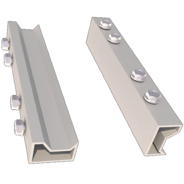 Продольний внутрішній з'єднувач в комплекті з шурупами (2шт) Light D