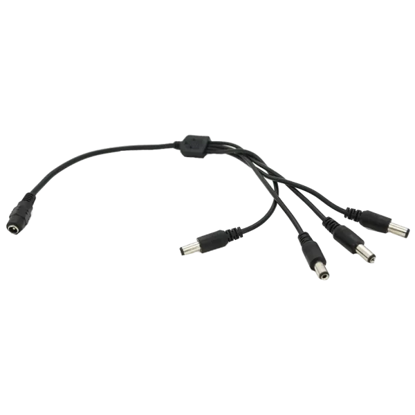 Дільник живлення DC-F => 4xDC-M (D 5,5x2,5мм) 40см