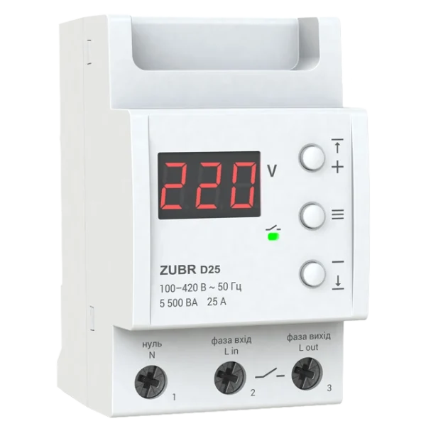 Реле напруги ZUBR D25