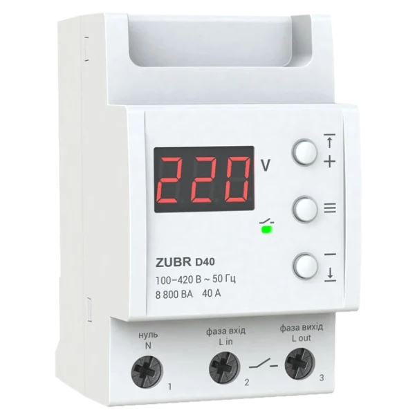 Реле напруги ZUBR D40