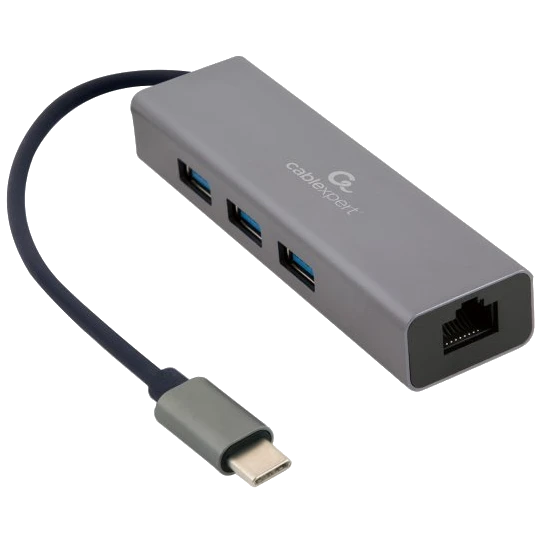 Адаптер Cablexpert A-CMU3-LAN-01 USB-С на Gigabit Ethernet