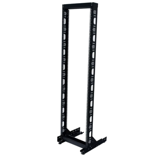 Стійка 33U, однорамна, чорна (без ніг) CMS