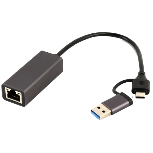 Мережевий адаптер Cablexpert A-USB3AC-LAN-01 USB type-A / type-C