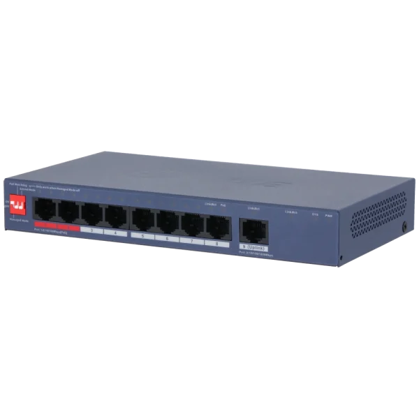 Комутатор 8 портів керований Dahua DH-CS4009-8ET1GT-110