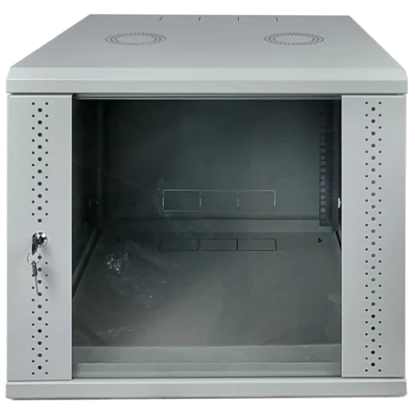 Шафа EServer 9U 600х350х503 скло, сіра