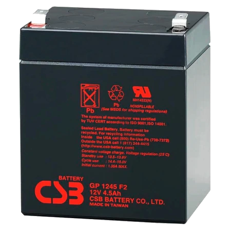Акумуляторна батарея CSB GP1245F2 12В 4.5А•г