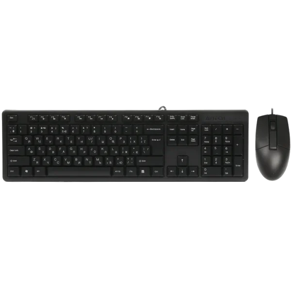 Комплект клавіатура+мишка A4Tech KK-3+OP-330 USB