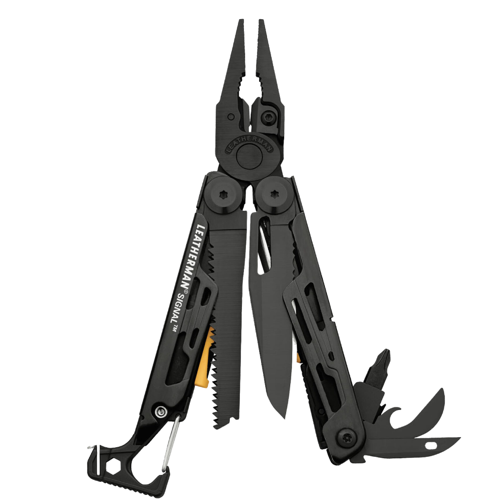 Мультиінструмент, синтетичний чохол LEATHERMAN SIGNAL BLACK Мультиінструмент, синтетичний чохол LEATHERMAN SIGNAL BLACK - Зображення 1