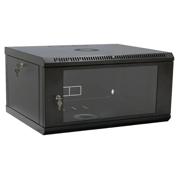 Шафа 19" 4U 600x400x284мм акрилове скло, чорна