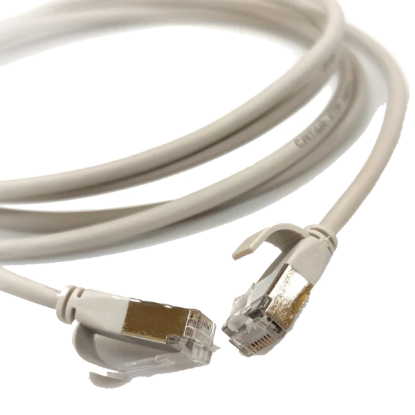 Патч-корд U/FTP, 0.5м, кат. 6А, 28AWG Slim, LSZH, LW