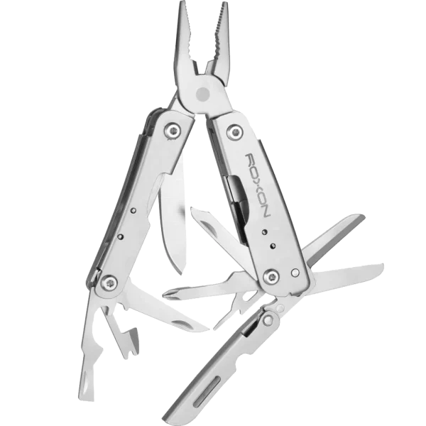 Міні мультитул зі змінними бітами, сірий Roxon M2