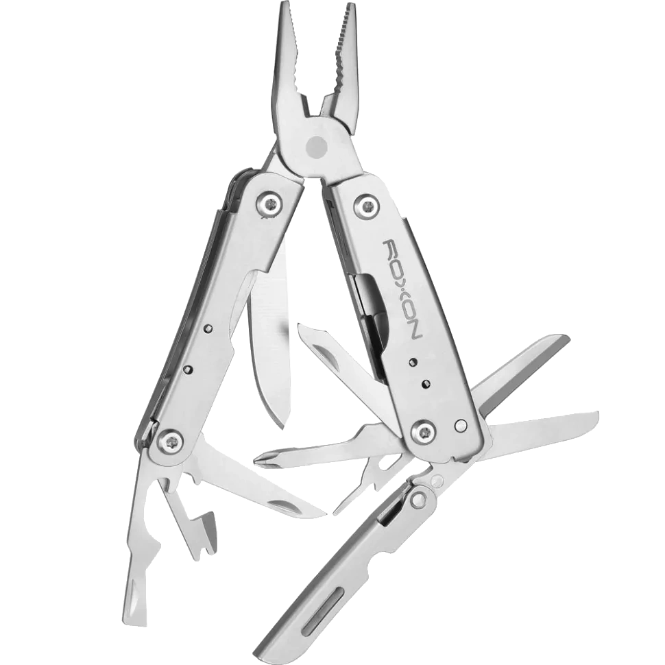 Міні мультитул зі змінними бітами, сірий Roxon M2 Міні мультитул зі змінними бітами, сірий Roxon M2 - Зображення 1