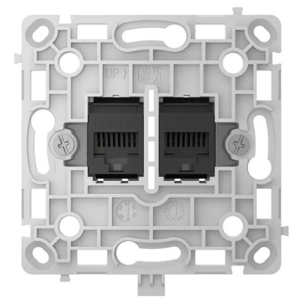 Механізм інтернет розетки Ajax OutletCore (LAN) black