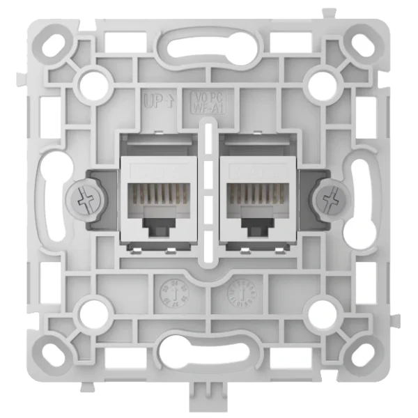 Механізм інтернет розетки Ajax OutletCore (LAN) white