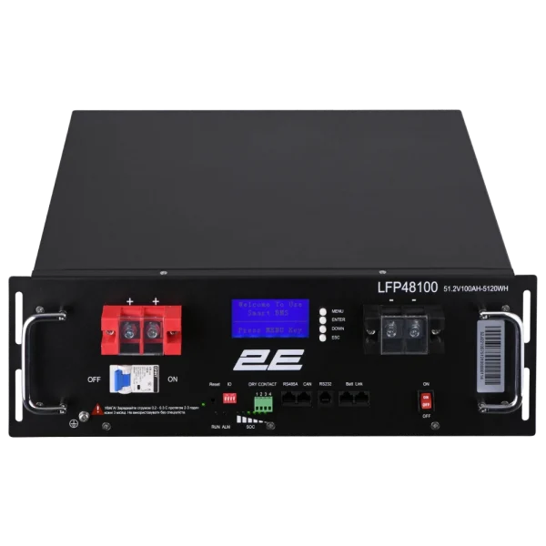 Літієва акумуляторна батарея 2E LFP48 100А•год 19" LCD 16S