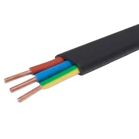 Кабель ВВГ нг LS П 3х1,5 чорний (Україна) (100м)