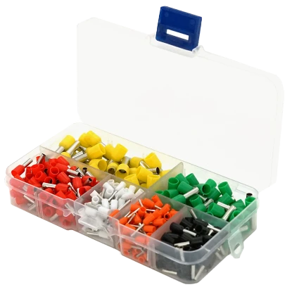 Набір клем/наконечників 400шт (Е0508-100 шт, Е7508-80шт, Е1508-50шт, Е2508-80 шт, Е4009-50 шт, Е6012-40 шт)