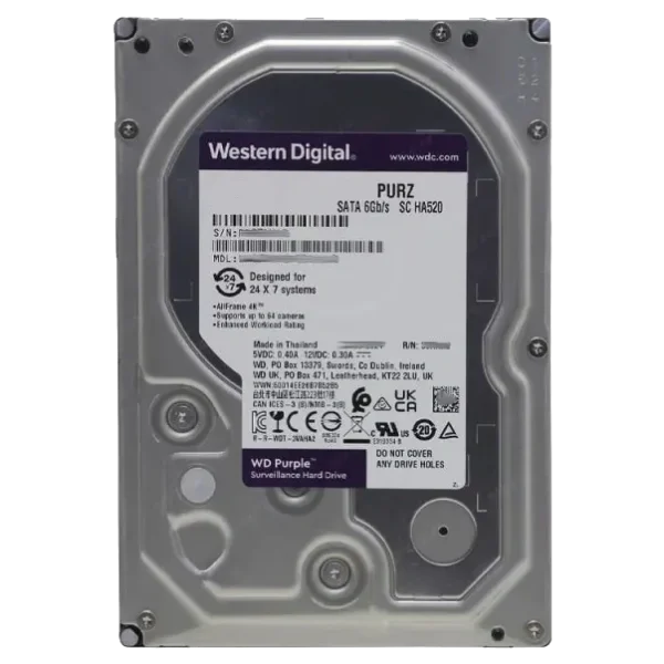 Жорсткий диск Western Digital Purple 3.5" 4TB (WD43PURZ)