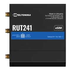 Промисловий стільниковий маршрутизатор Teltonika RUT241 з 4G LTE, Wi-Fi, eSIM