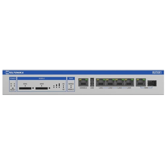 Промисловий стільниковий маршрутизатор Teltonika RUTXR1 LTE SFP