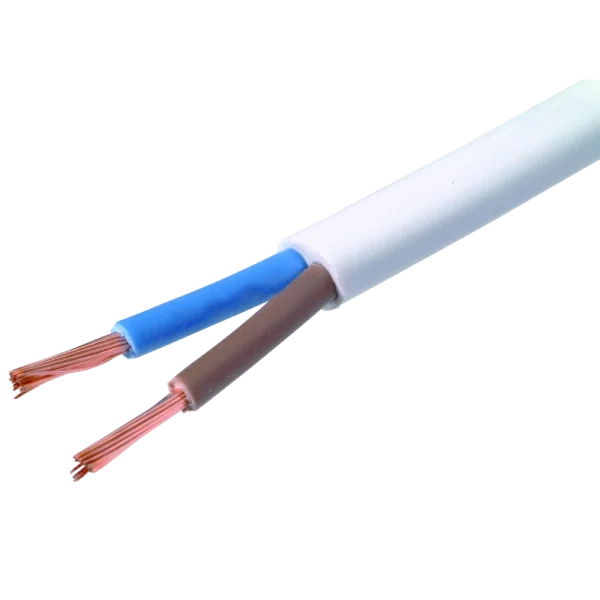 Провід ШВВП 2х1,5 білий (Україна) (100м)