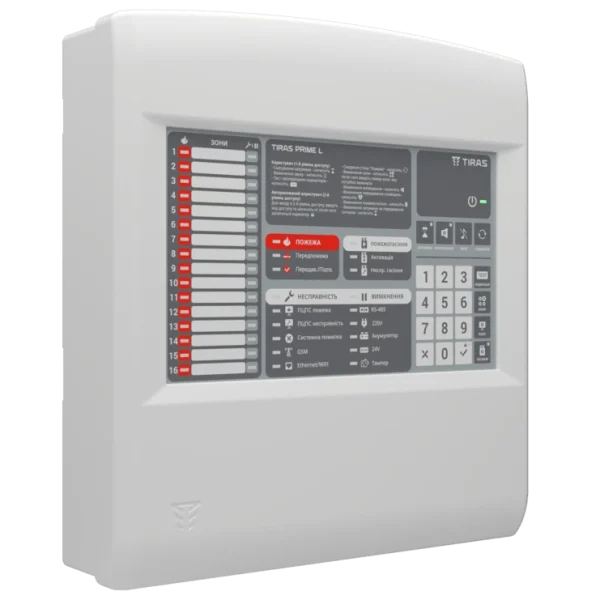 Прилад приймально-контрольний пожежний "Tiras PRIME L"