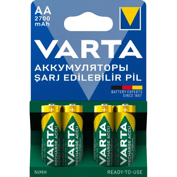 Акумулятор VARTA ACCU AA 2700mAh BLI 4 NI-MH
