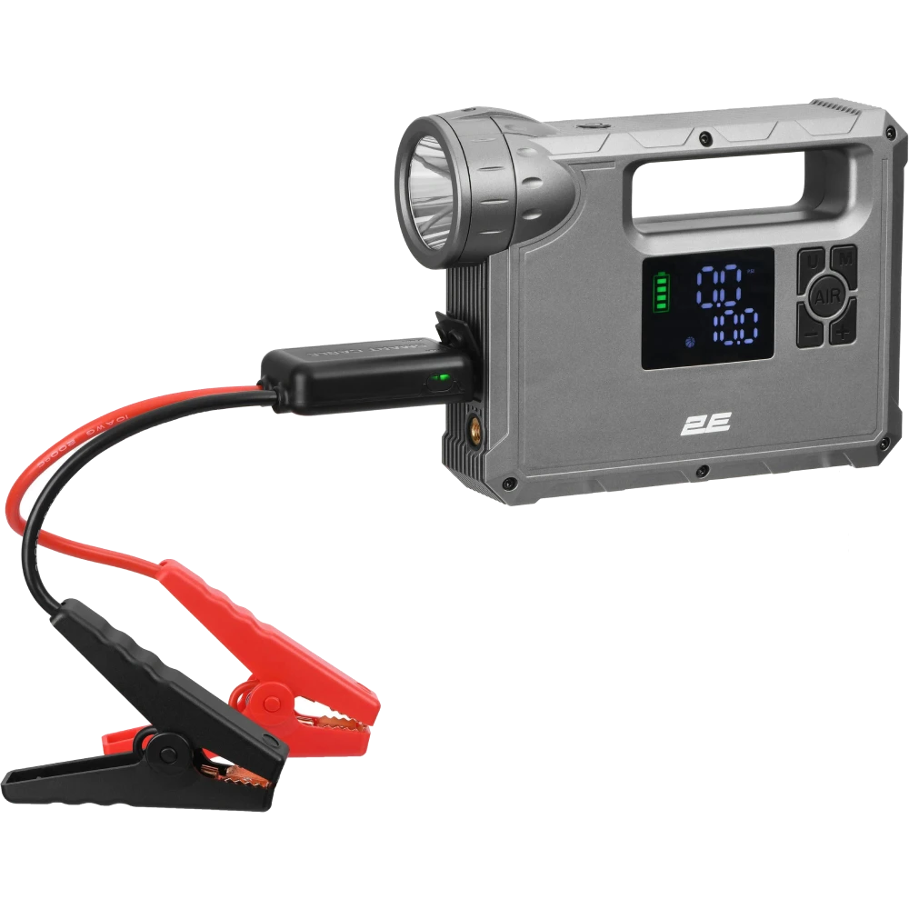 Пуско-зарядний пристрій 2E Pitman 10000 мА/37 Вт·год струм 400А/пік Пуско-зарядний пристрій 2E Pitman 10000 мА/37 Вт·год струм 400А/пік - Зображення 1