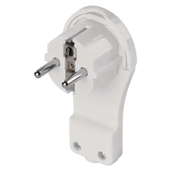 Вилка EMOS P0066 кутова пласка з заземленням